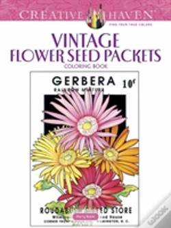 Capa do artigo Creative Haven Vintage Flower Seed Packets Coloring Book