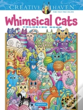 Creative Haven Whimsical Cats Coloring Book