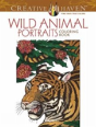 Creative Haven Wild Animal Portraits Coloring Book - Preview