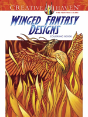 Creative Haven Winged Fantasy Designs Coloring Book - Preview
