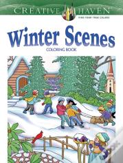 Creative Haven Winter Scenes Coloring Book