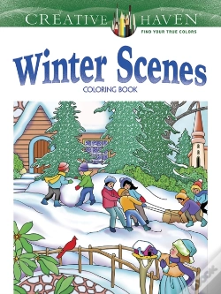 Capa do artigo Creative Haven Winter Scenes Coloring Book