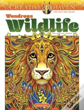 Creative Haven Wondrous Wildlife Coloring Book