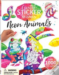Creative Sticker Mosaics Neon Animals