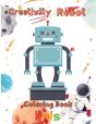 Creativity Robot Coloring  Book  Kids - Preview