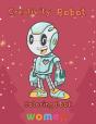 Creativity Robot Coloring  Book  Women - Preview