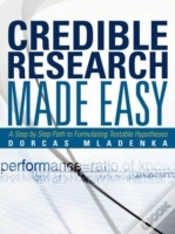 Capa do artigo Credible Research Made Easy