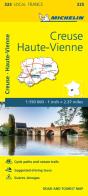 Creuse, Haute-Vienne, France Local Map 325 - Preview