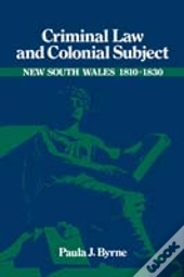 Criminal Law And Colonial Subject