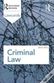 Capa do artigo Criminal Lawcards 2012-2013