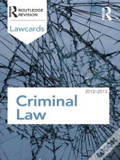 Capa do artigo Criminal Lawcards 2012-2013