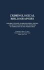 Criminological Bibliographies - Preview