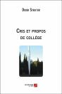 Cris Et Propos De College  - Nouvelles A Plusieurs Voix - Preview