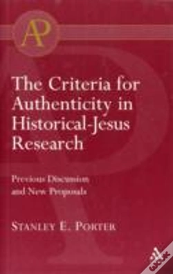 Capa do artigo Criteria For Authenticity In Historical-Jesus Research