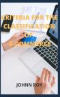 Criteria For The Classification Of  E-Commerce - Preview