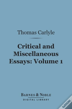 Capa do artigo Critical And Miscellaneous Essays, Volume 1 (Barnes & Noble Digital Library)