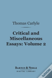 Capa do artigo Critical And Miscellaneous Essays, Volume 2 (Barnes & Noble Digital Library)