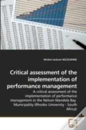 Capa do artigo Critical Assessment Of The Implementatio