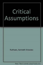 Critical Assumptions - Preview