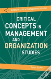 Capa do artigo Critical Concepts In Management And Organization Studies