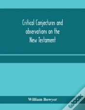 Capa do artigo Critical Conjectures And Observations On