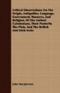 Critical Dissertations On The Origin, An - Preview