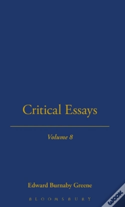 Capa do artigo Critical Essays