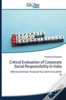 Critical Evaluation Of Corporate Social Responsibility In India