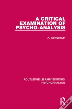 Capa do artigo Critical Examination Of Psycho-Analysis