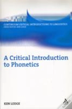 Capa do artigo Critical Introduction To Phonetics