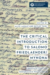 Capa do artigo Critical Introduction To Salomo Friedlaender/Mynona