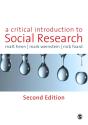 Critical Introduction To Social Research - Preview