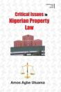 Critical Issues In Nigerian Property Law - Preview
