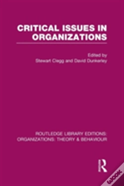 Capa do artigo Critical Issues In Organizations (Rle: Organizations)
