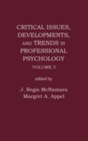 Critical Issues, Trends And Developments In Professional Psychology
