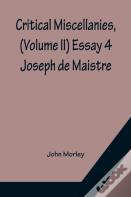 Critical Miscellanies, (Volume Ii) Essay 4