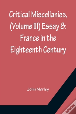 Capa do artigo Critical Miscellanies, (Volume Iii) Essay 8