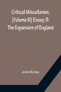 Critical Miscellanies, (Volume Iii) Essay 9 - Preview