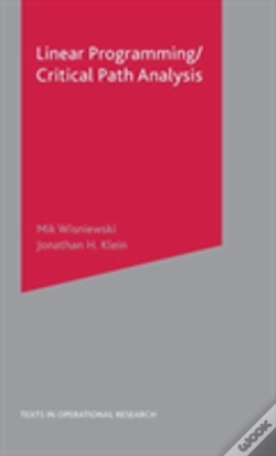 Capa do artigo Critical Path Analysis And Linear Programming