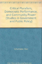 Critical Pluralism Demmcartic Prfrmnc - Preview