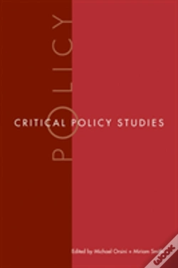 Capa do artigo Critical Policy Studies