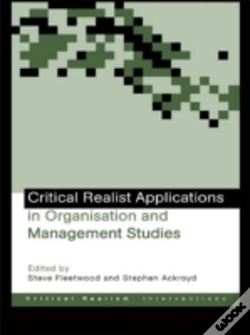 Capa do artigo Critical Realist Applications In Organisation And Management Studies