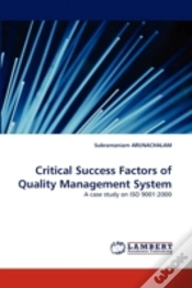 Capa do artigo Critical Success Factors Of Quality Management System