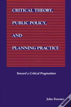 Capa do artigo Critical Theory, Public Policy, And Planning Practice