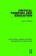 Critical Thinking And Education