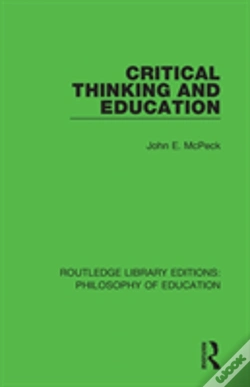 Capa do artigo Critical Thinking And Education