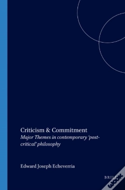 Capa do artigo Criticism And Commitment