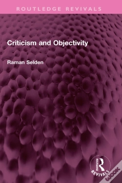 Capa do artigo Criticism And Objectivity