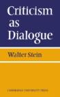 Criticism As Dialogue - Preview