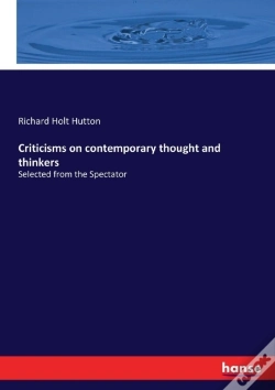 Capa do artigo Criticisms On Contemporary Thought And Thinkers